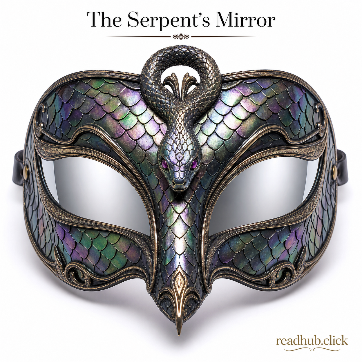 Silver Skull Day of the Dead Mask