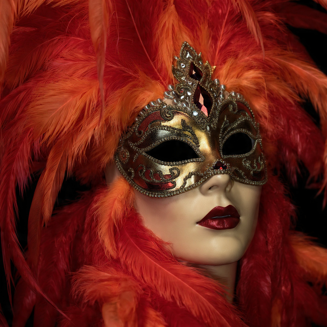 readhub.click Party Masks: Monochrome Elegance for Classic Black Events